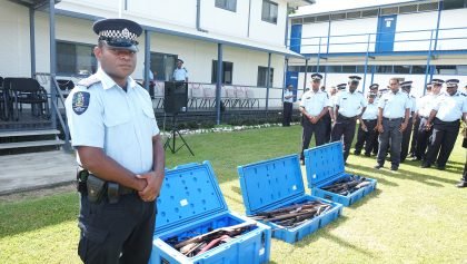 Police destroy surrendered guns item-thumbnail