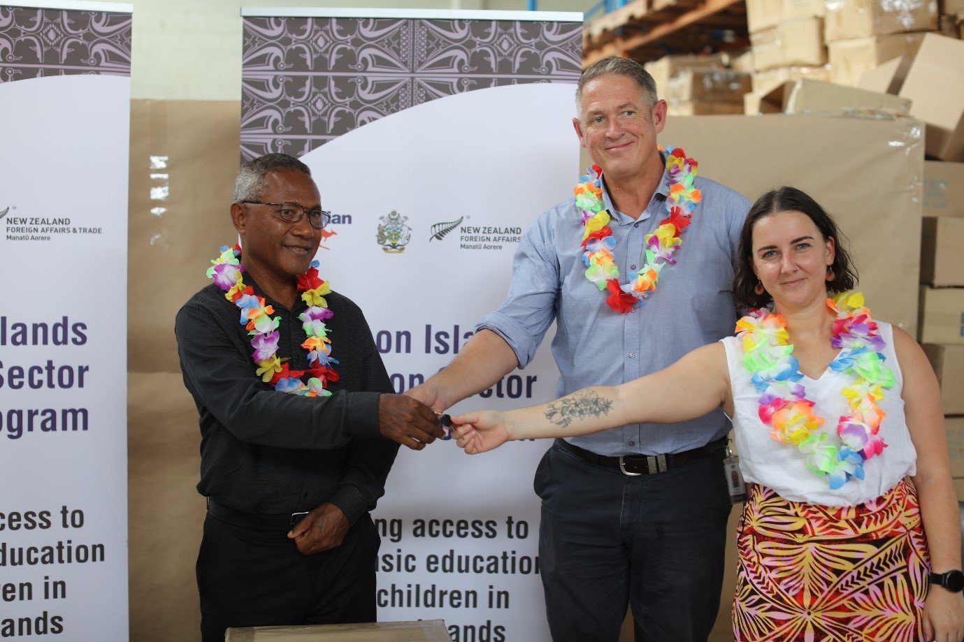 Ministry of Education took delivery of a new forklift Ministry of Education took delivery of a new forklift