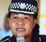 Acting Police Commissioner addressing the local media in her weekly press conference recently. Photo: Courtesy of Solomon Star.
