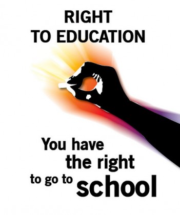 Right to Education logo. Photo credit: limyinsze.blogspot.com