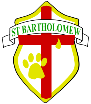 St Batholomew logo. Photo credit: www.stbartsschool.com