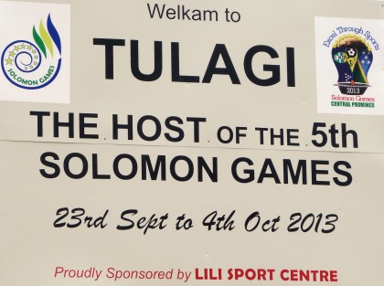 Tulagi was host of the Solomon Games in 2013. Photo credit: SIBC.