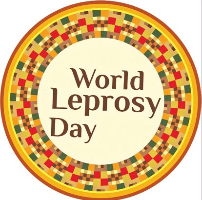 World Leprosy Day logo. Photo credit: www.daily-sun.com