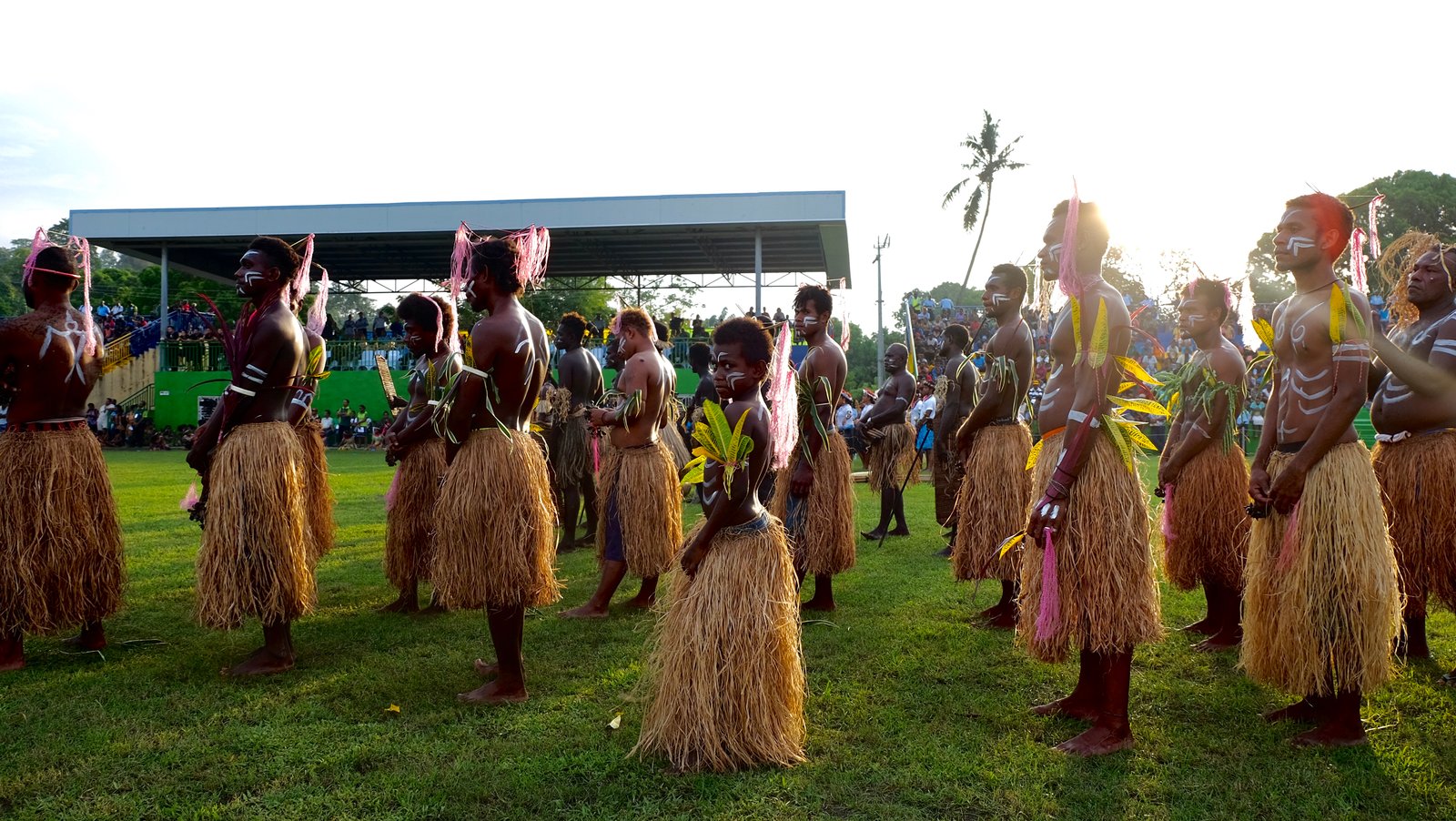 Let’s dance! A cultural ceremony welcomes RAMSI guests to Solomon