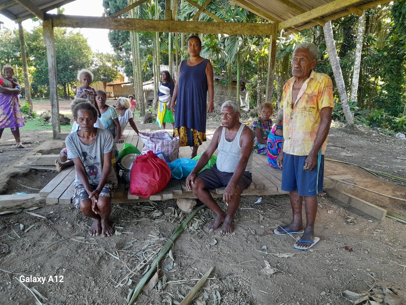 Kolosori community donates items to family displaced by fire