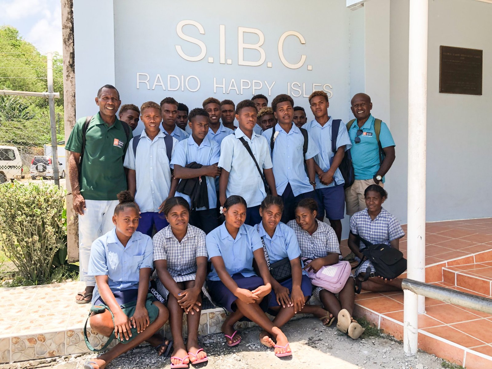 Beata Primary School students visit SIBC to learn about broadcasting