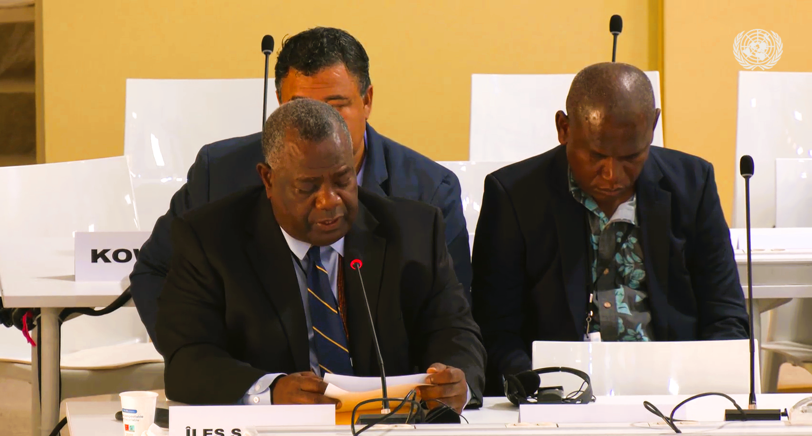 Minister Tovosia Highlights Urgent Need to Boost Ocean Financing for Small Island Developing States