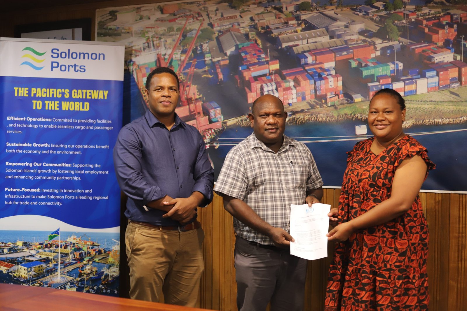 SICCI and Solomon Ports reaffirm strategic partnership with Platinum sponsorship renewal SICCI and Solomon Ports reaffirm strategic partnership with Platinum sponsorship renewal