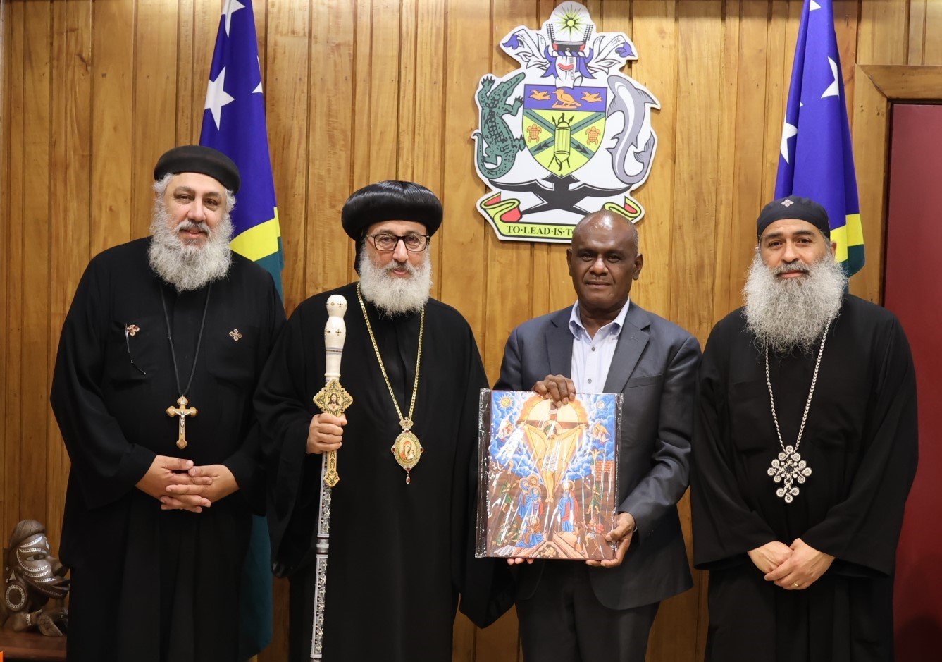 ORTHODOX BISHOP PAYS COURTESY VISIT TO PRIME MINISTER MANELE ORTHODOX BISHOP PAYS COURTESY VISIT TO PRIME MINISTER MANELE