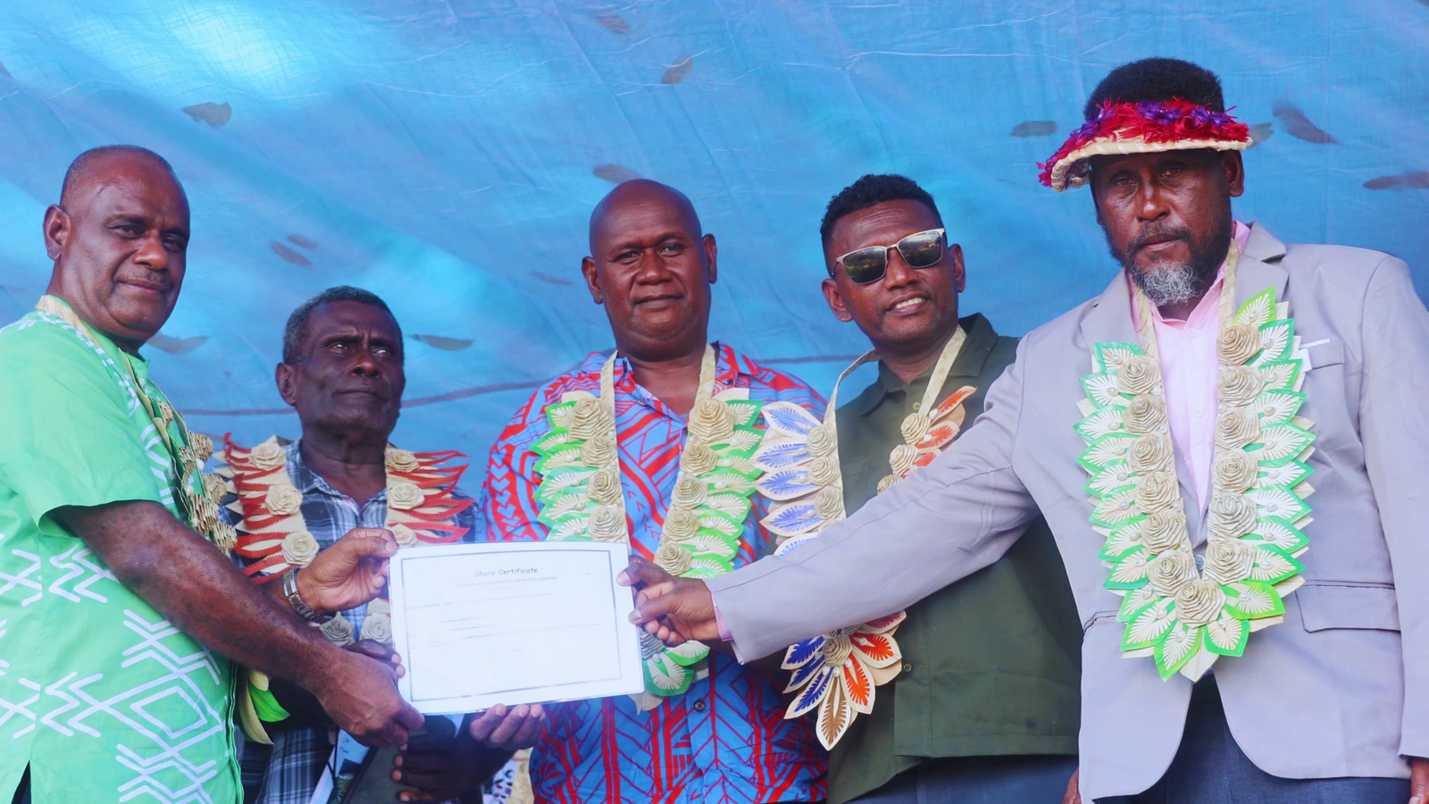 Kolombangara Landowners officially receive 20% share in KFPL