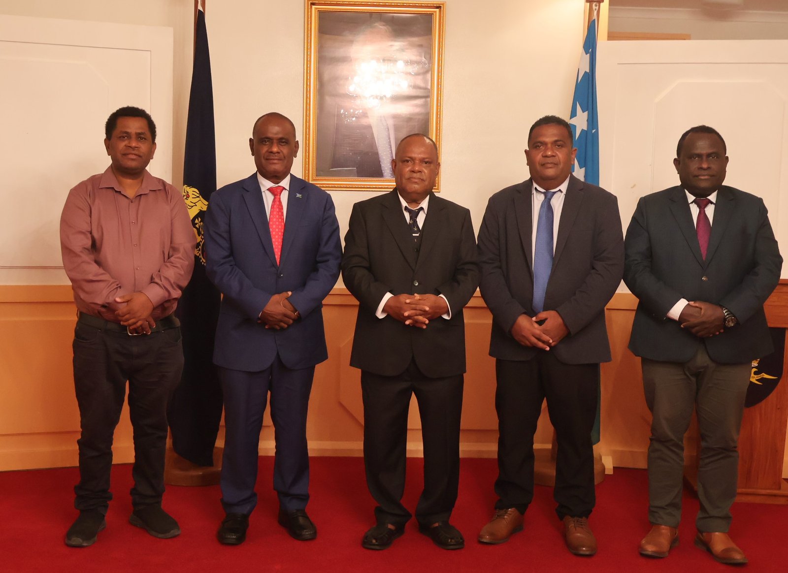 Hon. Manemahaga sworn in as Minister for Commerce, Industry, Labour and Immigration Hon. Manemahaga sworn in as Minister for Commerce, Industry, Labour and Immigration