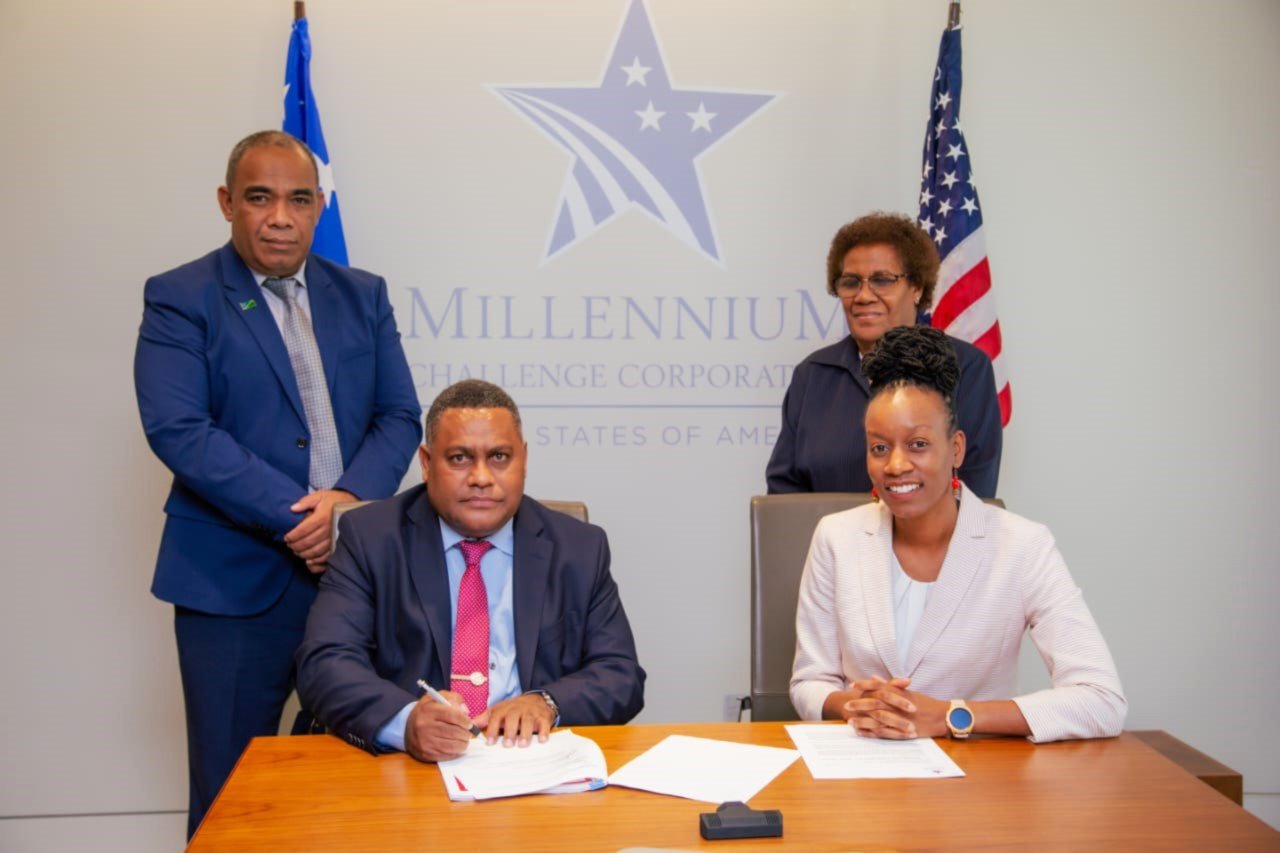 Minister Ramofafia intent to pursue future Compact Agreement with Millenium Challenge Corporation Minister Ramofafia intent to pursue future Compact Agreement with Millenium Challenge Corporation