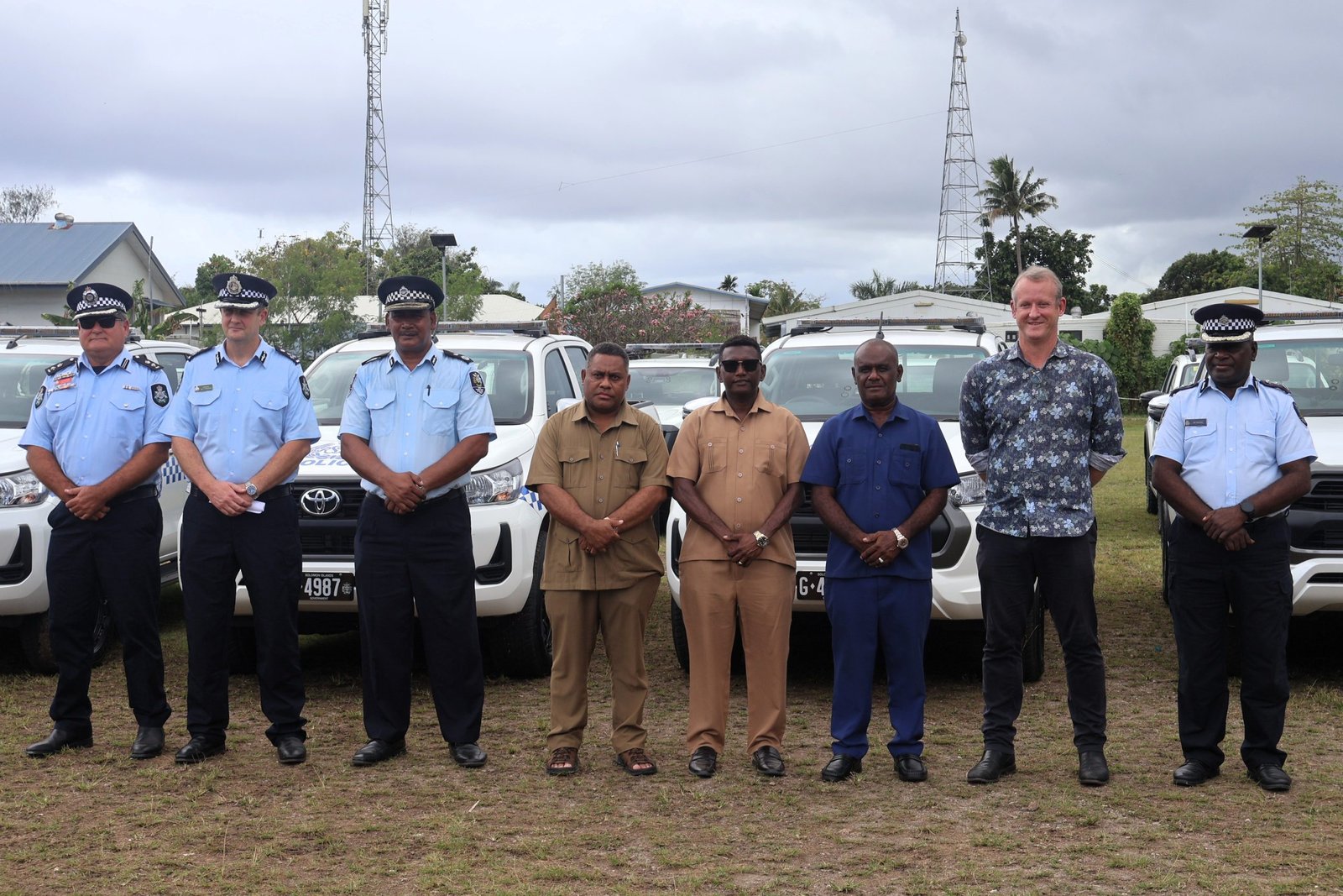 PM Manele Receives New Vehicle Fleet from Australia for RSIPF Ahead of Pacific  Islands Forum
