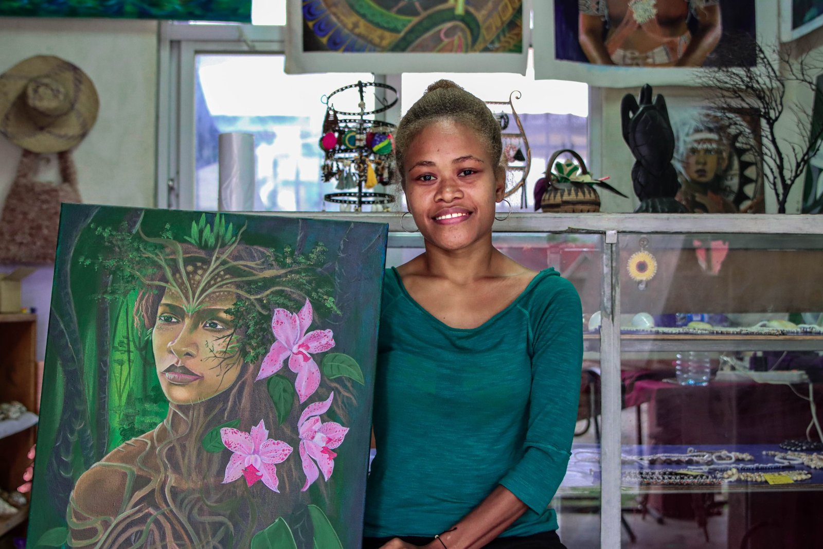 Celebrating Culture Through Art: Jennie Tagini Prepares to Showcase Art at the Pacific Games Celebrating Culture Through Art: Jennie Tagini Prepares to Showcase Art at the Pacific Games