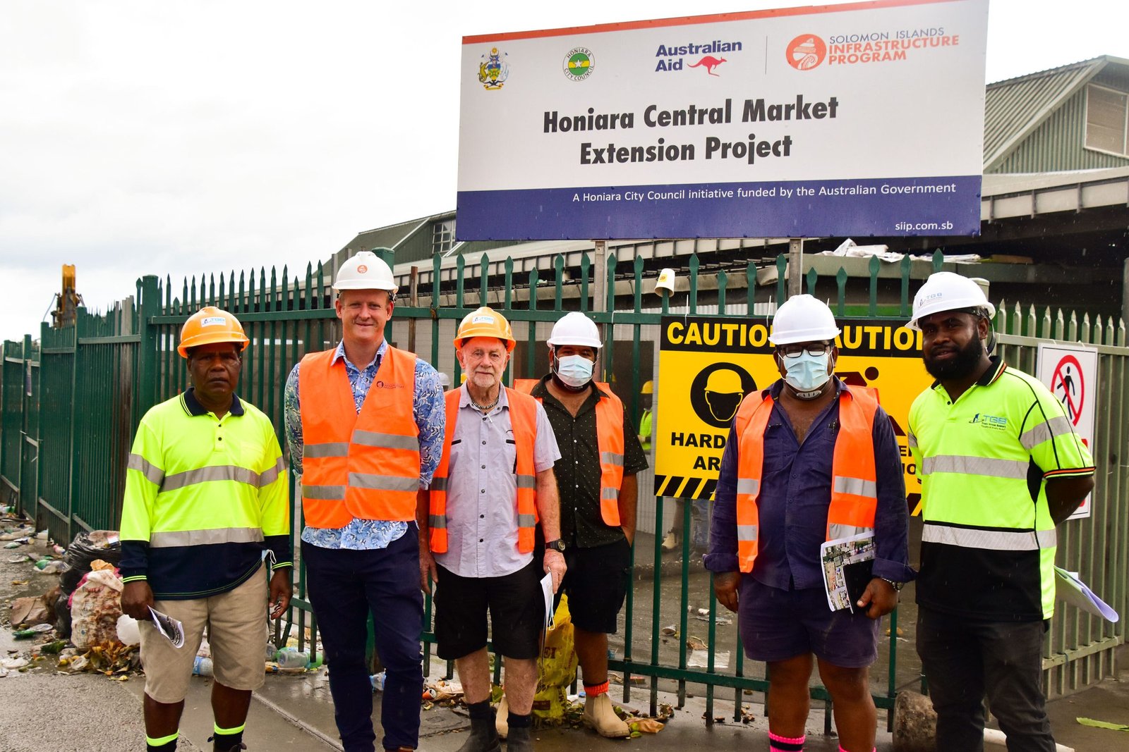HONIARA CENTRAL MARKET REDEVELOPMENT UNDERWAY HONIARA CENTRAL MARKET REDEVELOPMENT UNDERWAY