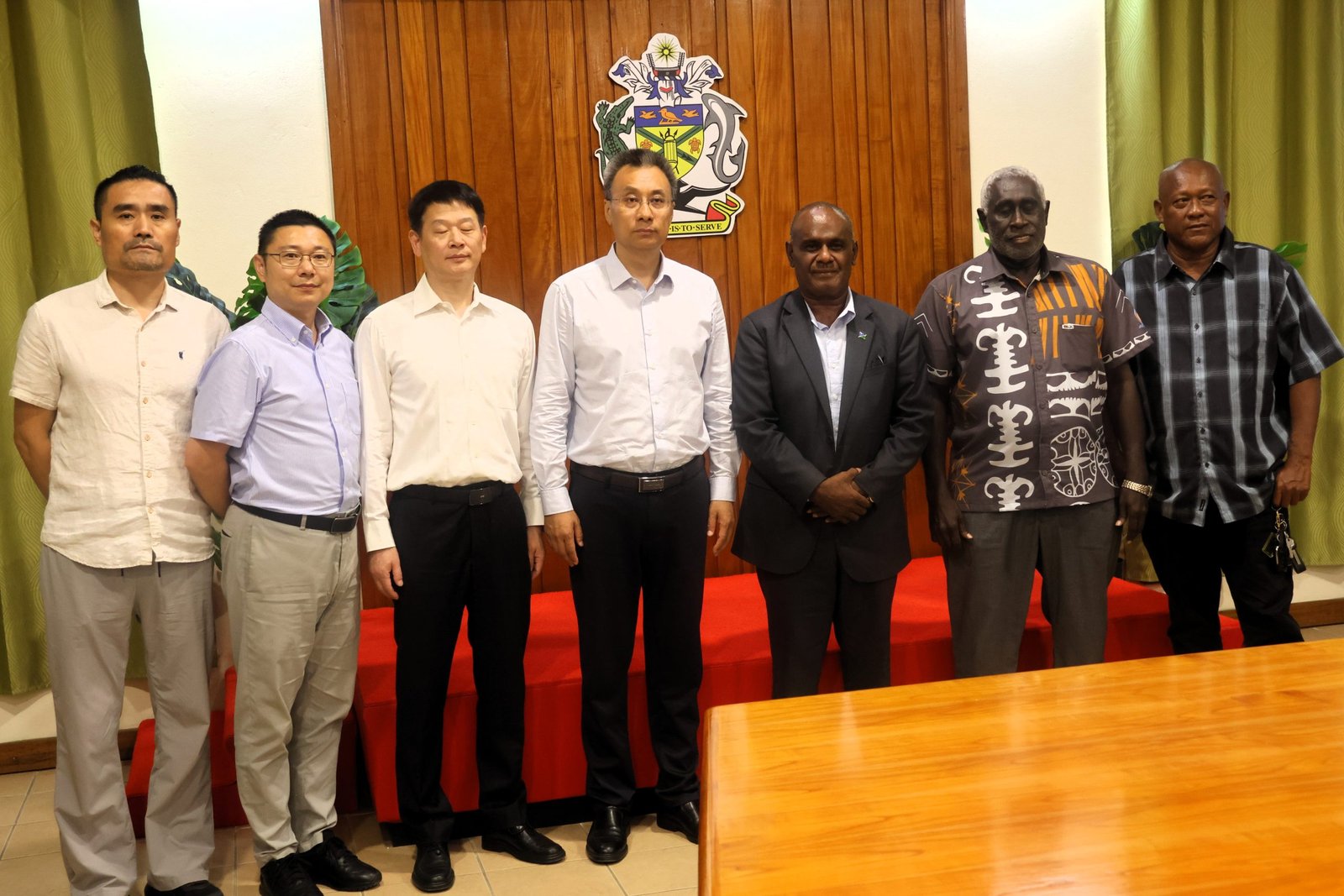 Prime Minister Manele Meets China National Agricultural Reclamation Group Delegation Prime Minister Manele Meets China National Agricultural Reclamation Group Delegation