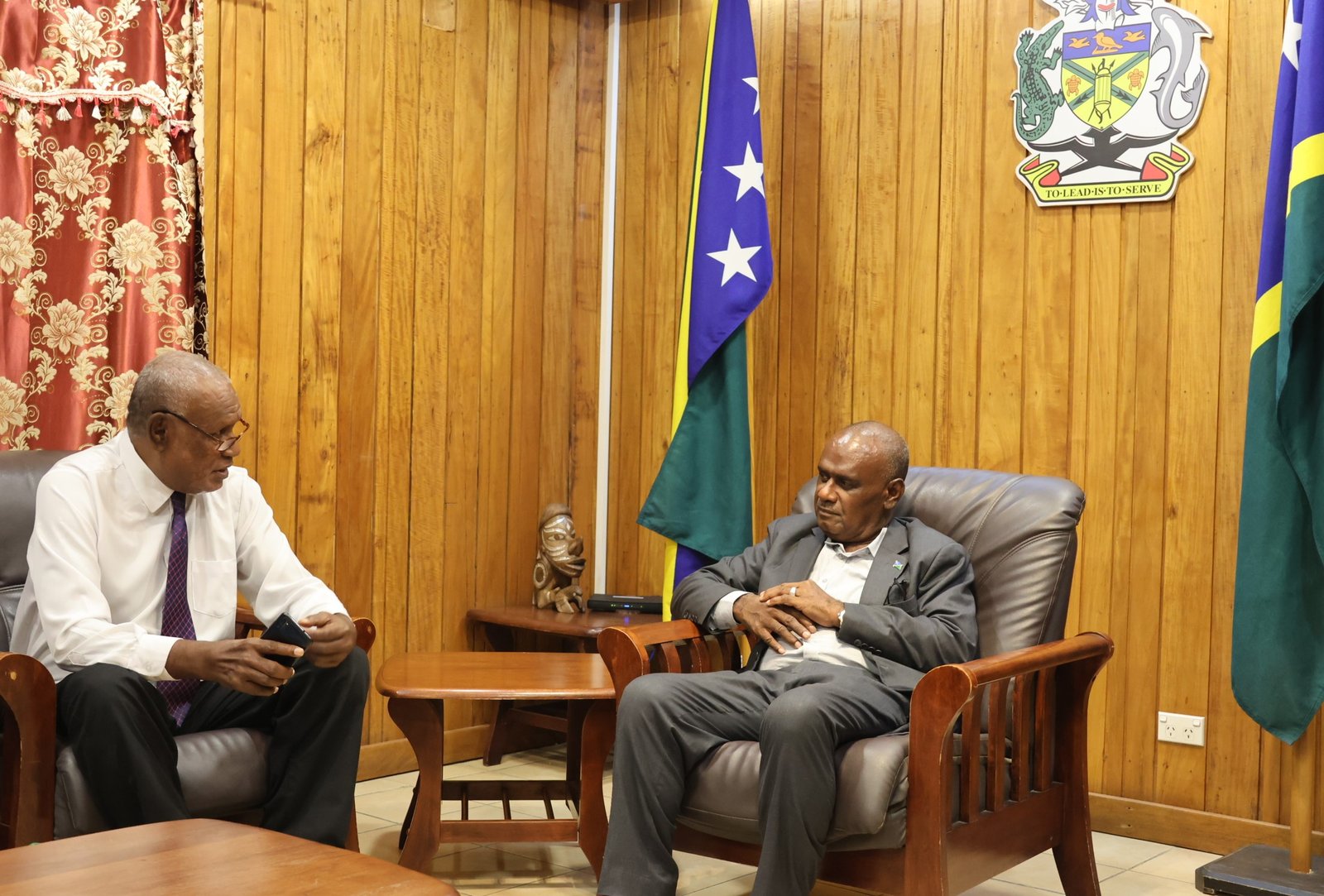 New PEC Chair pays courtesy call on Prime Minister Manele
