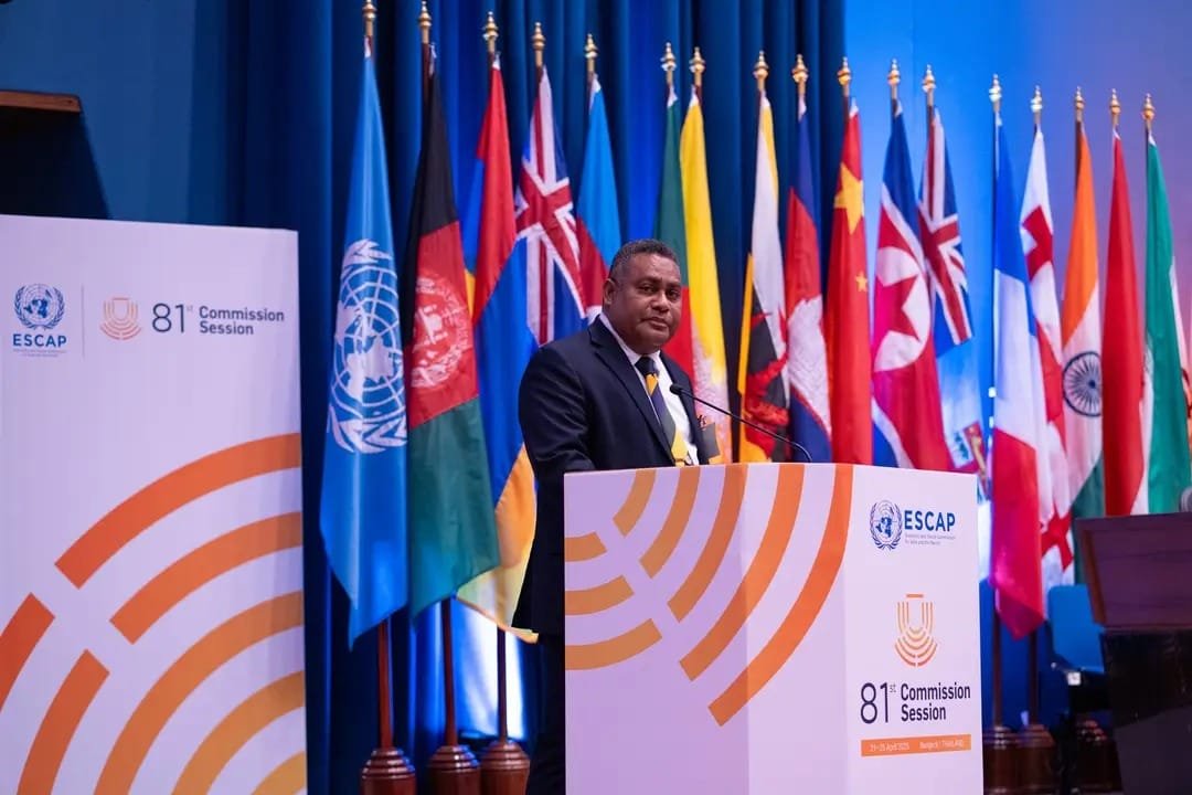 Minister Ramofafia addresses 81st Session of UN ESCAP, calls for strengthened regional cooperation Minister Ramofafia addresses 81st Session of UN ESCAP, calls for strengthened regional cooperation