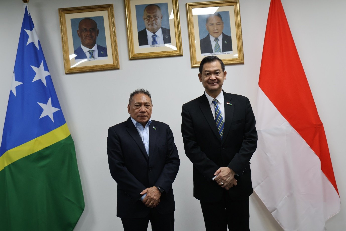 Indonesia’s Ambassador to Solomon Islands makes final courtesy call on MFAET