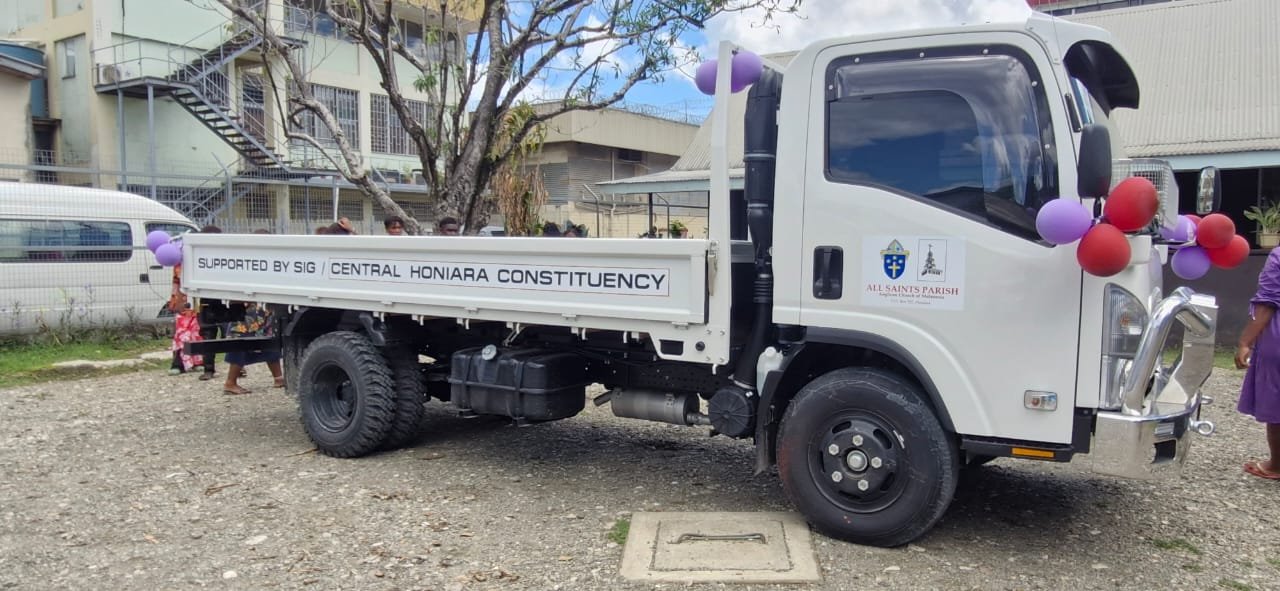 Central Honiara Constituency supports All Saints Parish with new vehicle