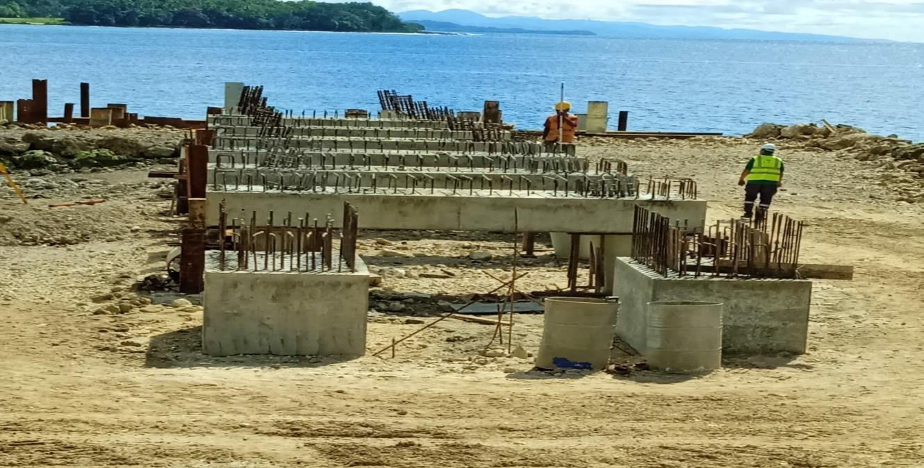 Kirakira wharf project reaches 65 percent completion Kirakira wharf project reaches 65 percent completion